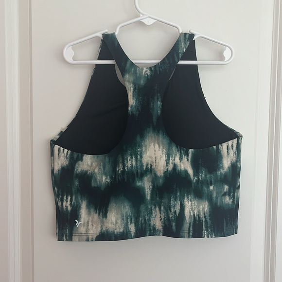 Blue and green Old Navy, active women’s crop top. - Picture 3 of 3